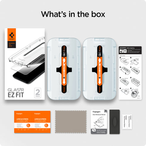 Spigen iPhone 12 Pro Max / 12 Pro / 12 Screen Protector – GLAS.tR EZ Fit